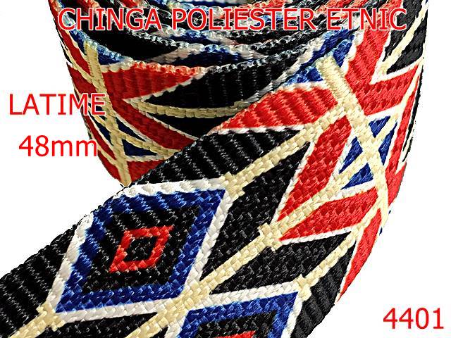 Chinga - 4401/Chinga poliester motive etnice-48-mm-poliester--multicolor-----