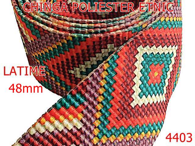 Chinga - 4403/Chinga poliester motive etnice-48-mm-poliester--multicolor-----