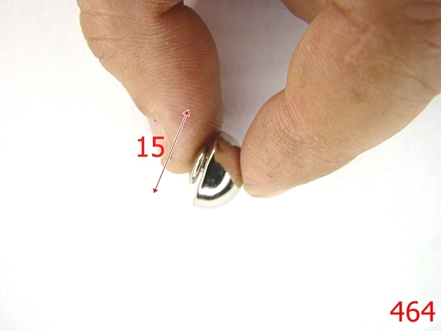 Bumbi ornamentali - 464/BUMBI 15 MM NIKEL-15-mm---nichel-----