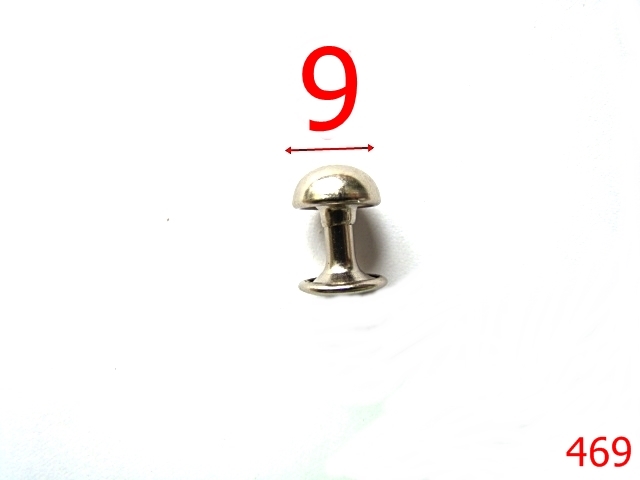 Bumbi ornamentali - 469/BUMB  9 mm-9-mm---nichel---4H2--N23