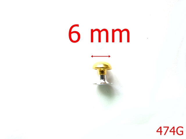 Bumbi ornamentali - 474G/BUMBI 6MM GOLD-6-mm---gold---4J3/4K2--O2