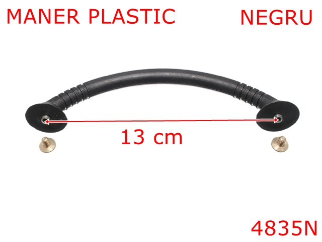 Manere - 4835N/Maner servieta usoara din plastic-130--plastic--negru-----