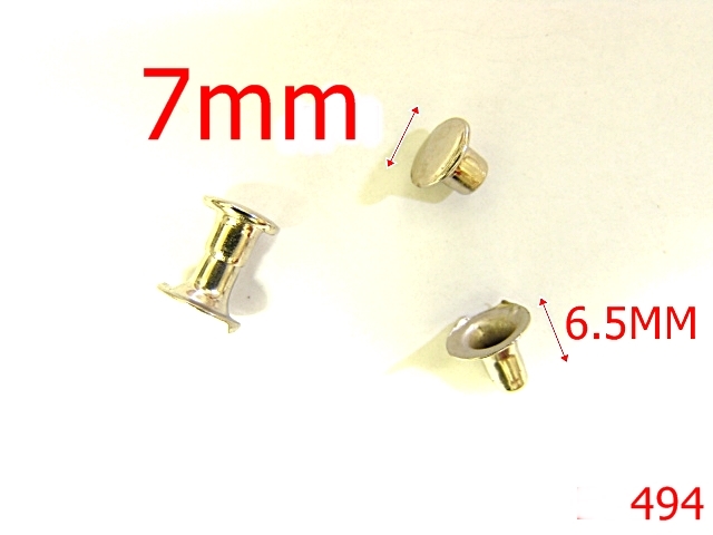 Capse rapide - 494/CAPSA RAPIDA  -7X6.5-mm---nichel-16A12----