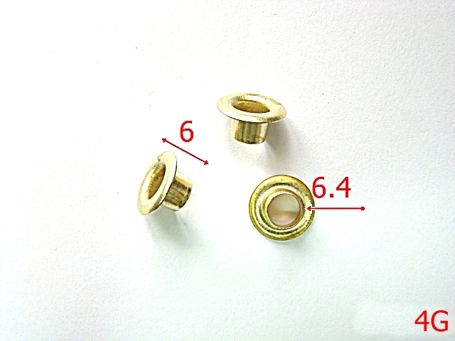 Ocheti - 4G/OCHET  6.4 MM GOLD-6.4-mm---gold---2A7-4F-J27