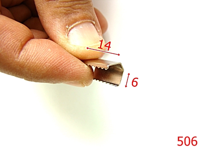 Clema - 506/CLEMA NIKEL 6 MM-14X6-mm---nichel-1C4----E10