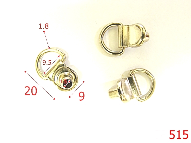 Inele D - 515/CAPSA SIRET RAMBO 1-20X6-mm---nichel--15A1----A38