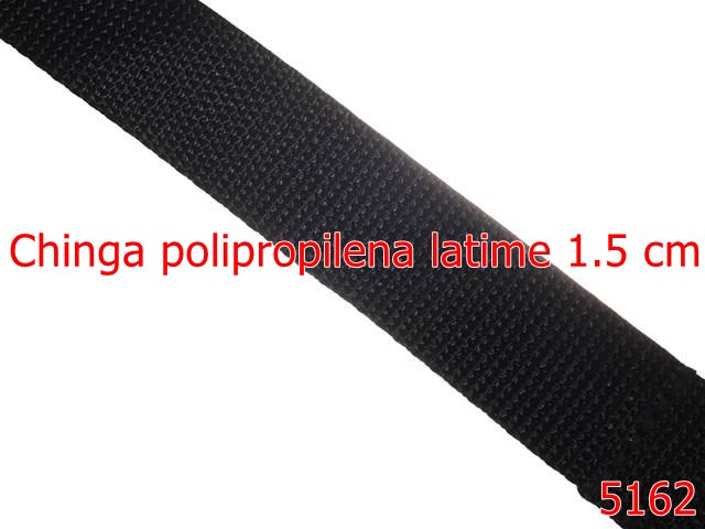 Chinga - 5162/Chinga Polipropilena 1.5 Cm -1-M-polipropilena--negru-----