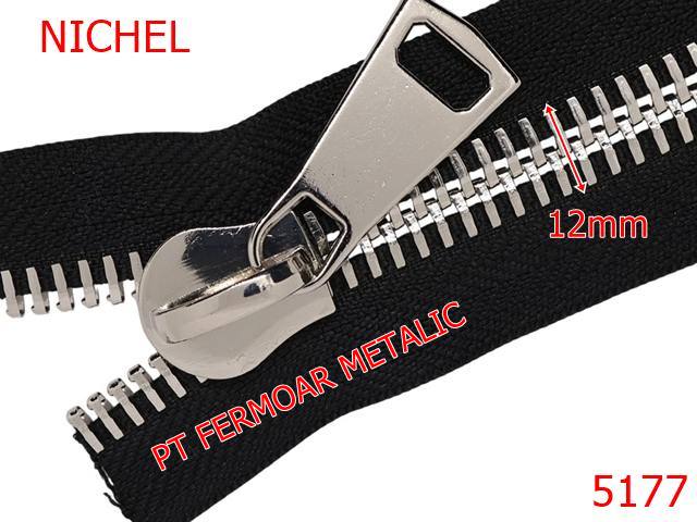 Noutati - 5177/Cursor No 12 Pentru Fermoar Metalic-NO 12--zamac--nichel-----