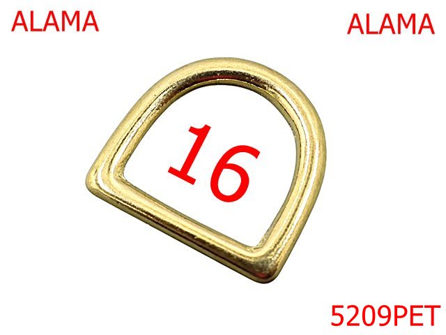 Noutati - 5209PET/Inel D Pentru Harnasament-16-mm-alama--alama-AP23