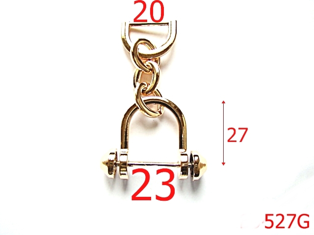Sustinatori poseta - 527G/SUSTINATOR 23*20MM GOLD-23-mm---gold-----L27