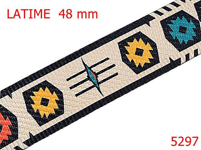 Chinga - 5297/Chinga Poliester Cu Motive Etnice-48-mm-poliester--multicolor-----