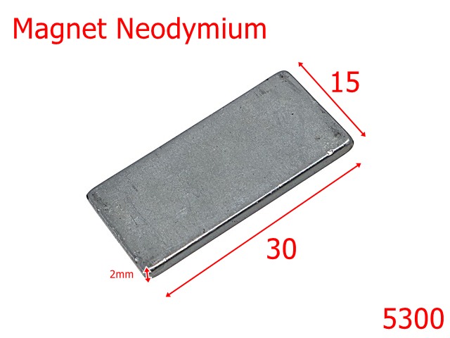 Magneti - 5300/Magnet Ascuns Dreptunghiular -30X15-mm-neodymium-2------