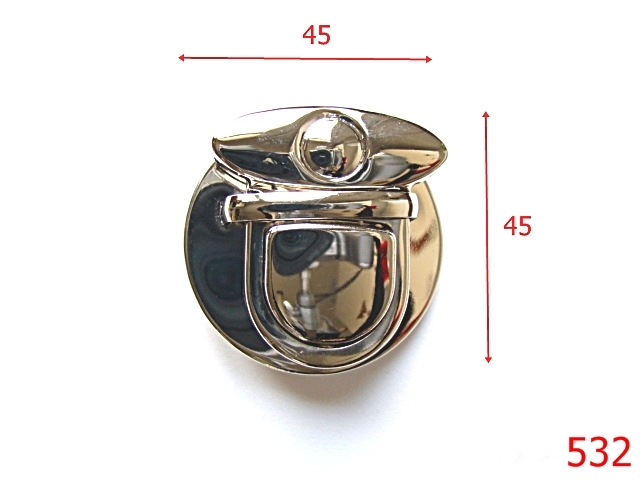 Inchizatori poseta - 532/INCHIZATOARE-45X45-mm---nichel---12K1-12L10-