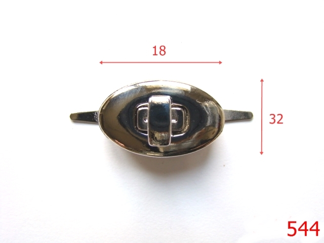 Inchizatori poseta - 544/INCHIZATOARE-32X18-mm---nichel---12H3--P40