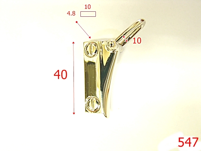 Sustinatori poseta - 547/SUSTINATOR LATERAL SERVIETA-10-mm---nichel---3L8-6B8-H27