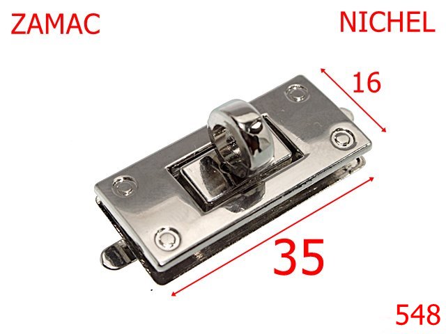 Inchizatori poseta - 548/INCHIZATOARE-35X15-mm---nichel---12K2--E4