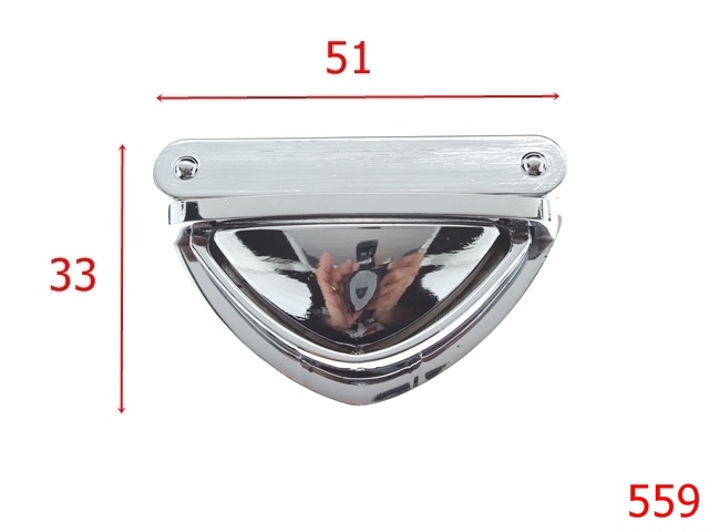 Inchizatori poseta - 559/INCHIZATOARE POSETA 53*34MM NIKEL-52X34-mm---nichel---12H4--I40