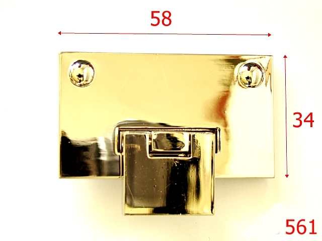 Inchizatori poseta - 561/INCHIZATOARE POSETA 58*34MM NIKEL-58X34-mm---nichel---12F1--H34