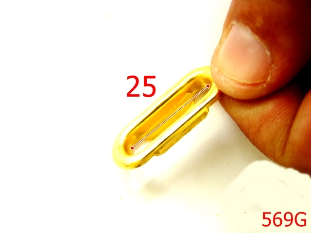Ocheti - 569G/OCHETI 25 MM OVAL GOLD-25-mm---gold---4J4/2B7--M14