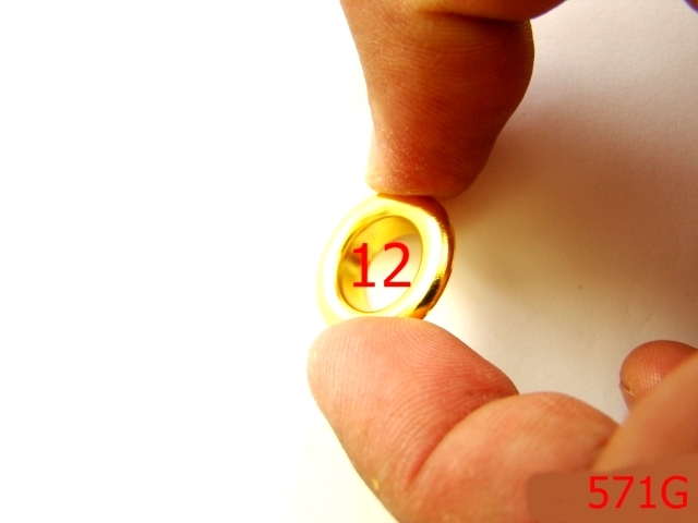 Ocheti - 571G/OCHETI  O 12 MM GOLD-12-mm---gold---2D7--A32