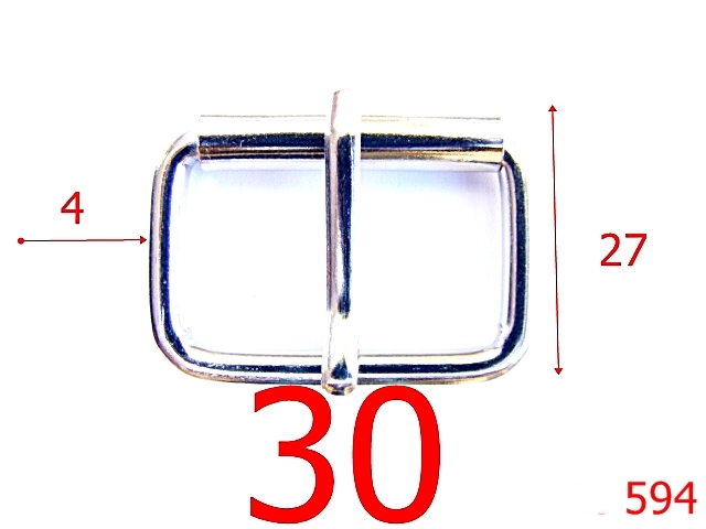 Catarame poseta - 594/CATARAMA CU ROLA 30MM S4MM NIKEL-30-mm-4-nichel-7F1-7F7-7H3- 7E4--M15