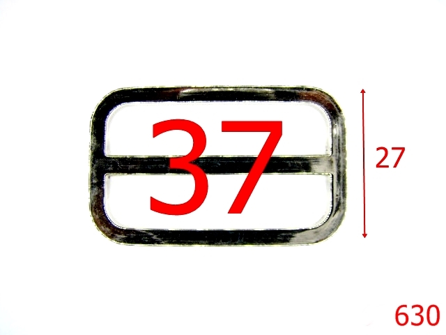 Catarame cu reglaj - 630/CATARAMA REGLAJ 37 MM-37-mm---nichel--1B3-6H6--B8