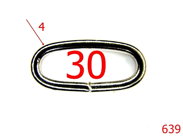 Inele ovale - 639/INEL OVAL 30 MM-30-mm-4-nichel---3A6--B10