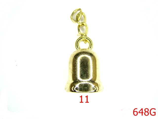 Clopotei poseta - 648G/CLOPOTEL ORNAMENTAL -11-mm---gold-15B3--4D8--N37