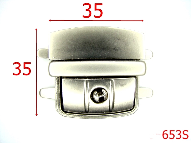 Inchizatori servieta - 653S/INCHIZATOARE  BORSETA-35x35-mm---SATIN---12L2-13J11-S23