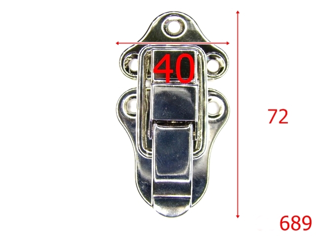 Inchizatori servieta - 689/INCHIZATOR MARE LADITA-72X40-mm---nichel---12G9--I23