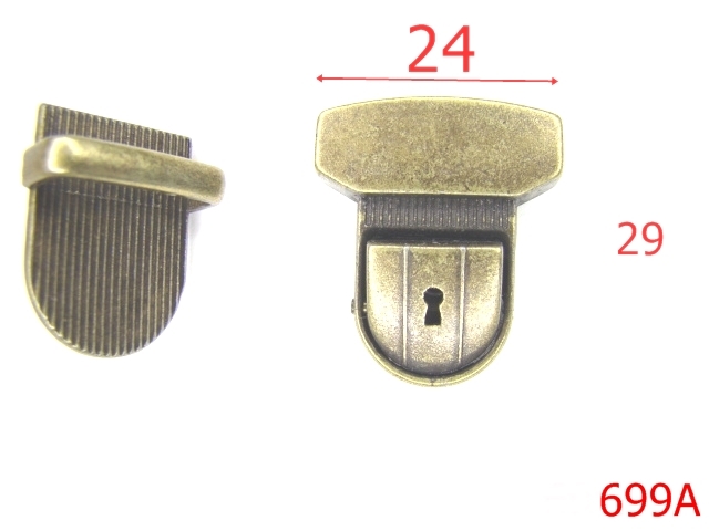 Inchizatori servieta - 699A/INCHIZATOARE BORSETA   ANTIK-24x29-mm---antic-12C1-14A17--12C1--S19