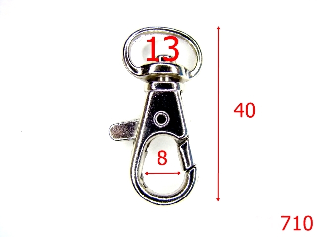 Carabine poseta - 710/CARABINA 13MM-13-mm---nichel--5G3---