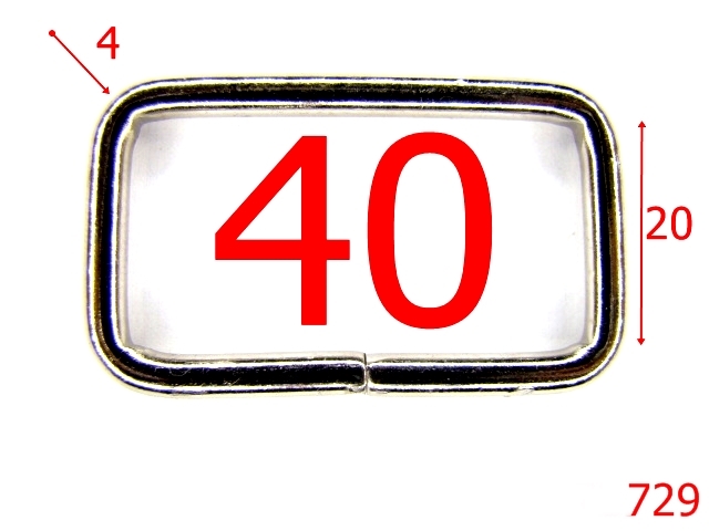 Inele dreptunghiulare - 729/INEL DREPTUNGHIULAR 40MM-40-mm-4-nichel-3K6-4A8-3i6-4A8-3J7-3G8-3i5-3G6-3J4--F5
