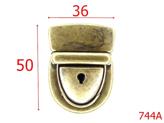 Inchizatori servieta - 744A/INCHIZATOARE SERVIETA  36*50-36x50-mm---antic---13E10/12B12--D13