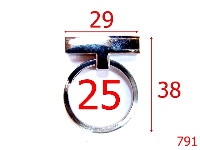 Inele breloc - 791/INEL BRELOC-29-mm---nichel-----