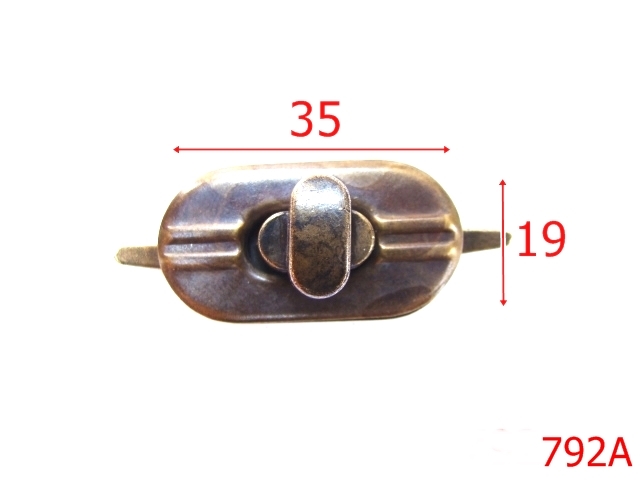 Inchizatori poseta - 792A/INCHIZATOR-35x19-mm---antic---12B3--I18