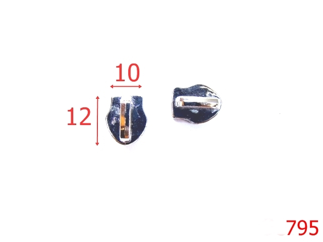 Cursori fermoar - 795/CHEITA FERMOAR-Nr 5-mm---nichel---2D5--R37