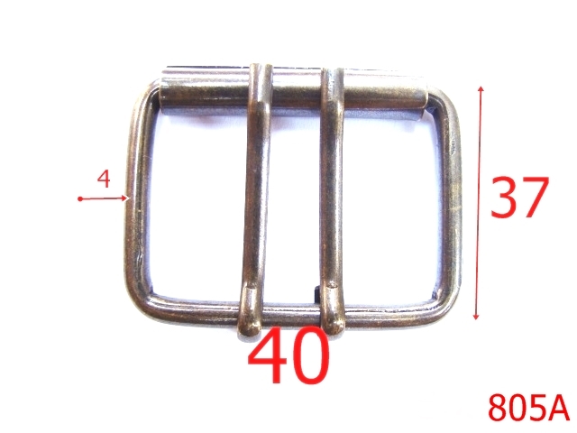 Catarame cu rola si 2 cuie - 805A/CATARAMA CU ROLA 40MM-40-mm-4-antic-7C5-7D7----O32