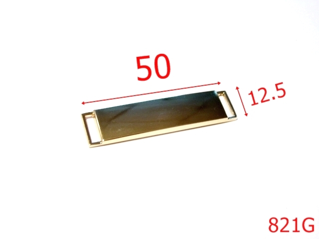Placute ornamentale - 821G/PLACUTA ORNAMENT INSCRIPTIONABILA-50x12.5-mm---gold---7F4--