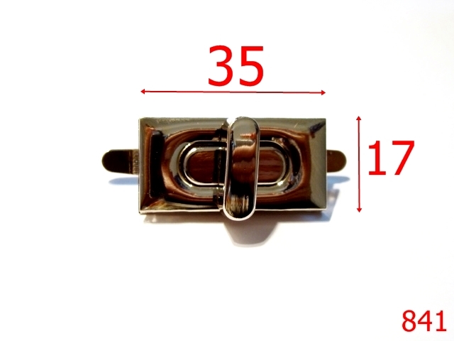 Inchizatori poseta - 841/INCHIZATOARE 35X17-35X17-mm---nichel---12G8--L19