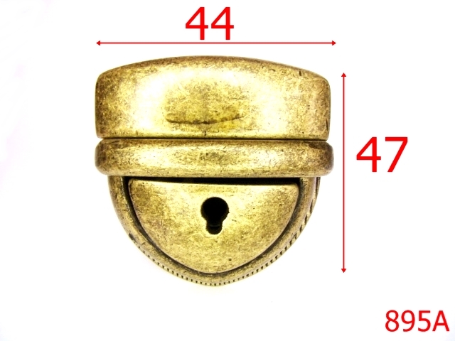 Inchizatori servieta - 895A/INCHIZATOARE POSETA 44*47-44x47-mm---antic---12B2--I36