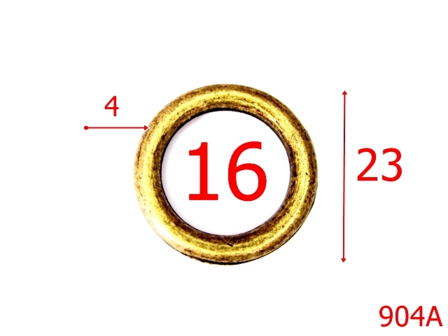 Inele rotunde - 904A/INEL ROTUND 16MM-16-mm-4-antic-4J4----