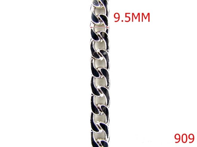 Lant poseta otel - 909/LANT COD 03 NIKEL-9-mm---nichel--14A1-14F8---N39