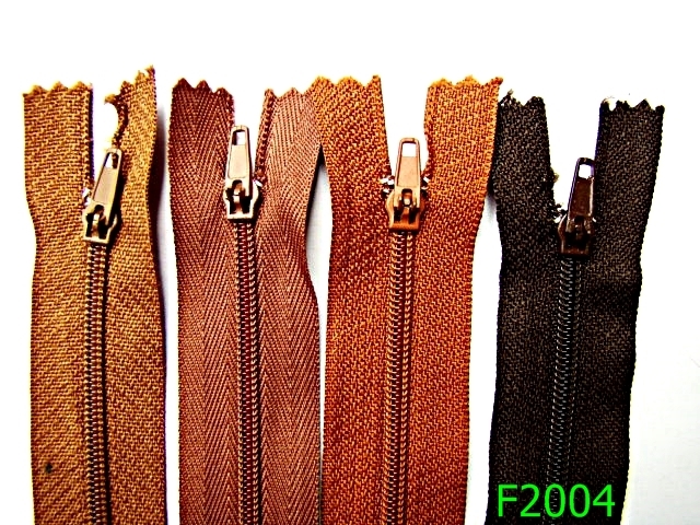 Fermoar - F2004/FERMOAR 20 CM PT INTERIOR-200-mm---MARON INCHIS-----