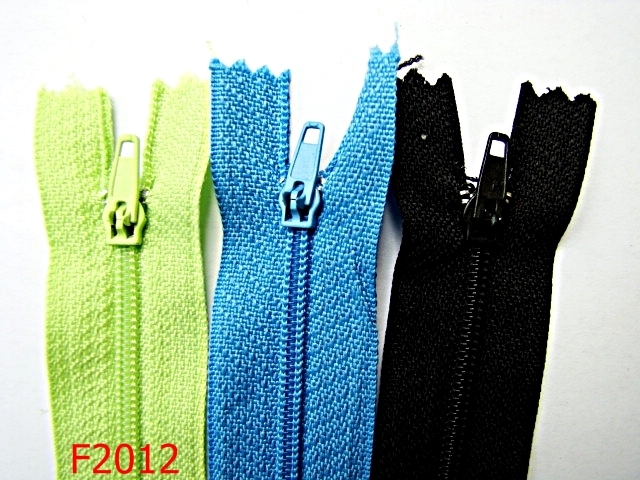 Fermoar - F2012/FERMOAR 20 CM PT INTERIOR-200-mm---VERDE DESCHIS-----