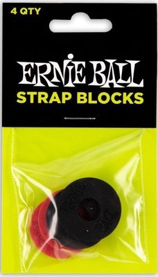 Chitare electrice, acustice, clasice si bas - Ernie Ball 4603 Strap Blocks Black and Red