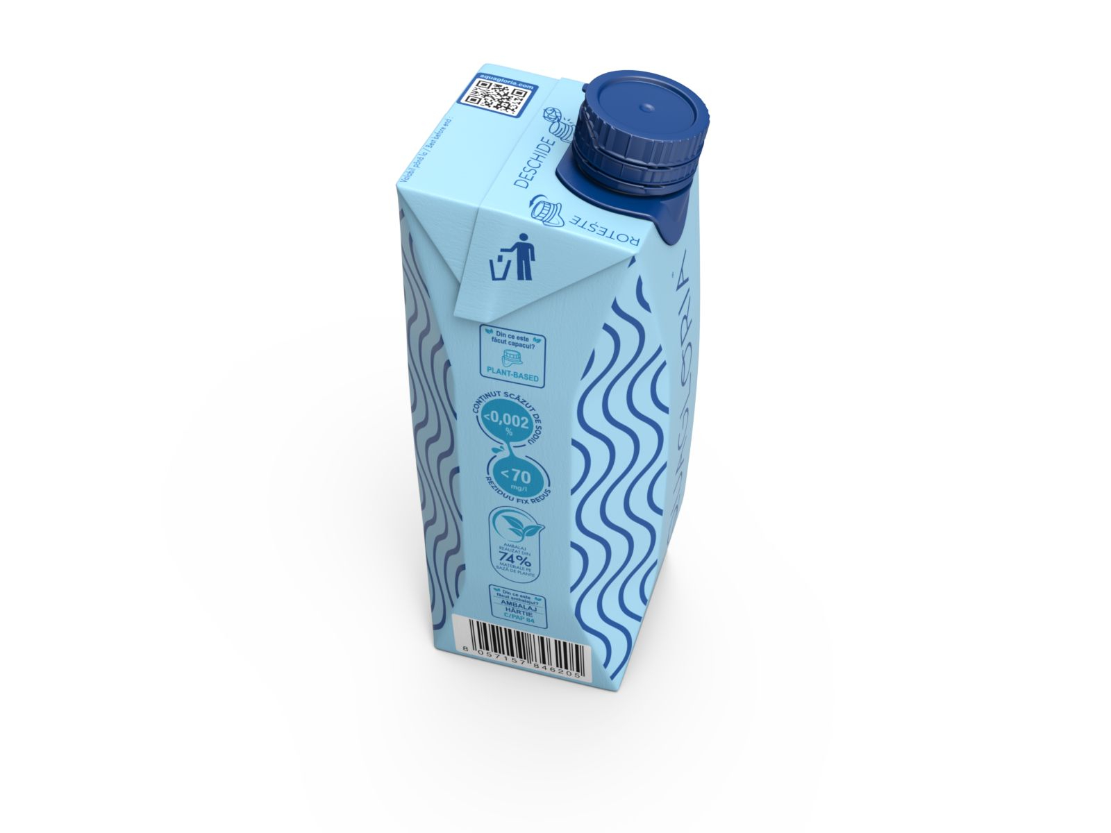 Aquagloria, Apă plată în tetrapak, Premium Water, 500 ml [3]