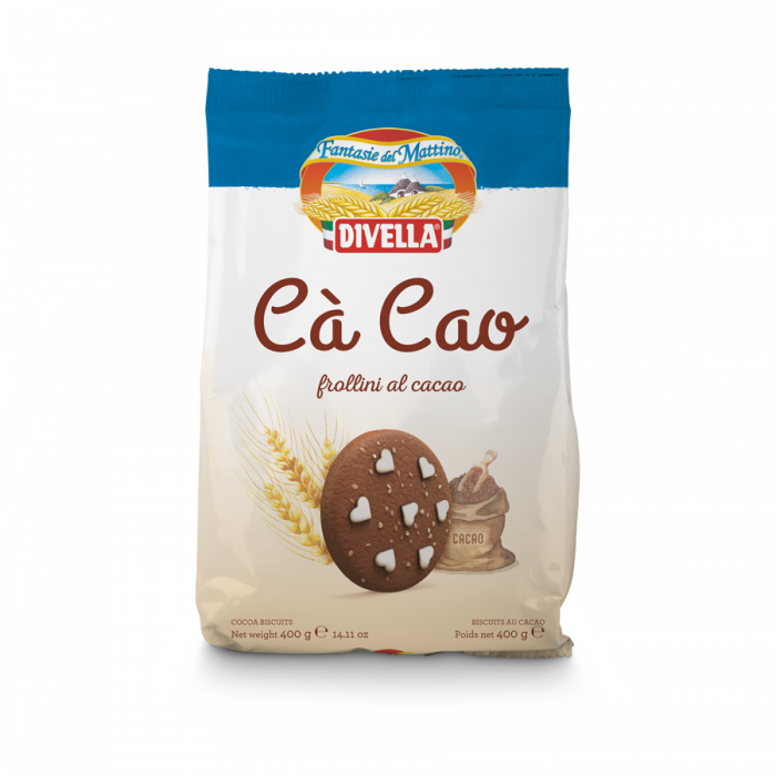 Cookies - Biscuiti dulci Divella frollini al ca' cao 400gr