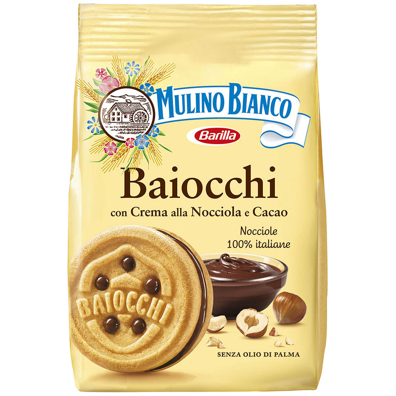 Food, Beverages & Tobacco - Biscuiți Mulino Bianco, Baiocchi Nocciola, 250gr