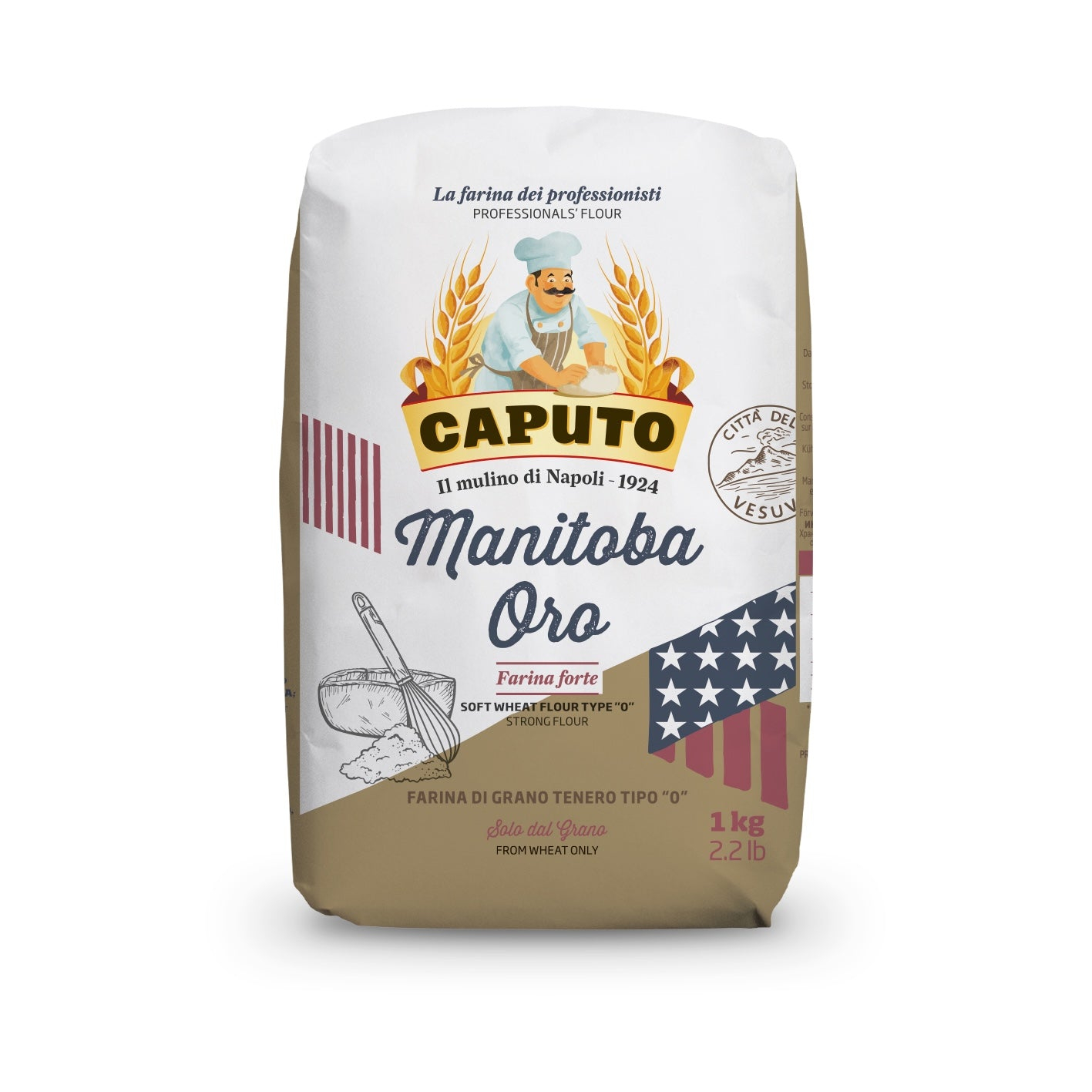 Cooking & Baking Ingredients - Făină de grâu Caputo, Manitoba Oro, 1 Kg